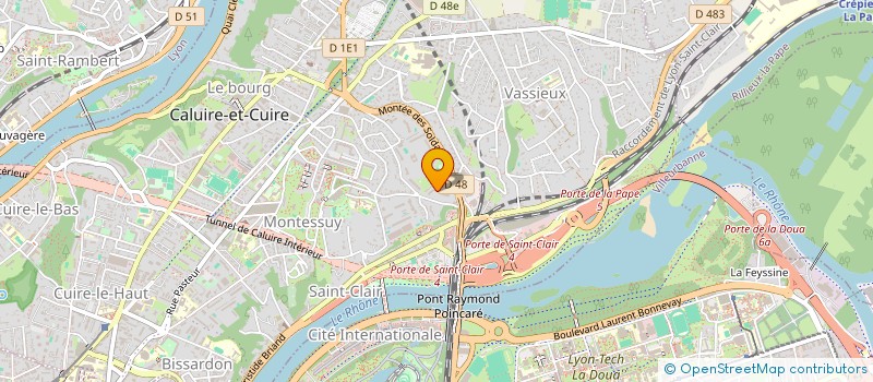 localisation de l'entreprise MADAME SUZANNE LARBRE  CALUIRE-ET-CUIRE