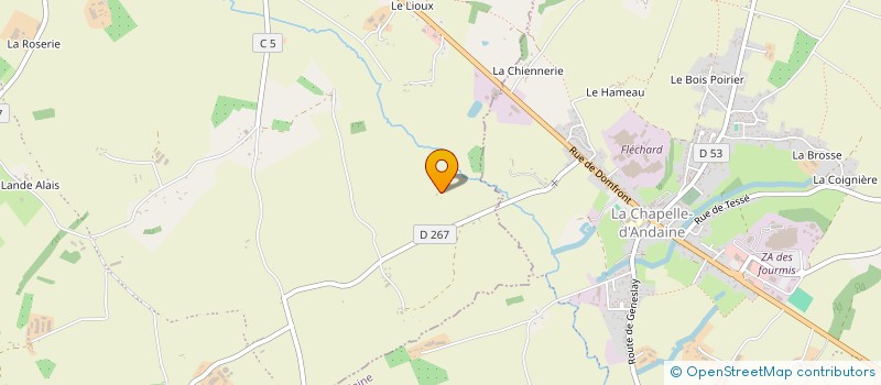 localisation de l'entreprise MADAME SUZANNE LAUNAY à JUVIGNY VAL D'ANDAINE
