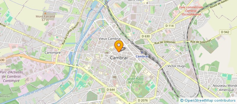 localisation de l'entreprise MADAME SUZANNE LAVICTOIRE à CAMBRAI