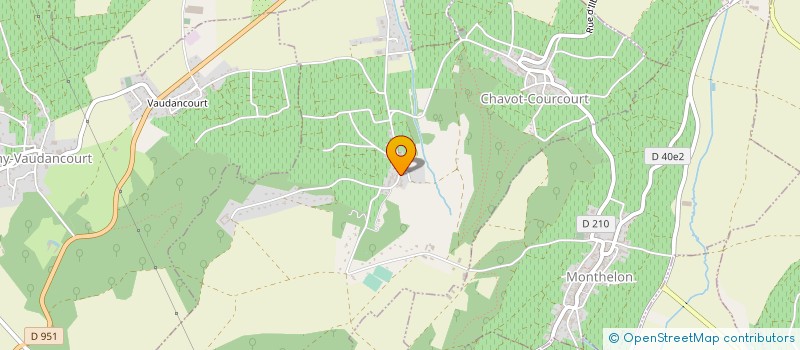 localisation de l'entreprise MADAME SUZANNE LEBEAU  CHAVOT-COURCOURT