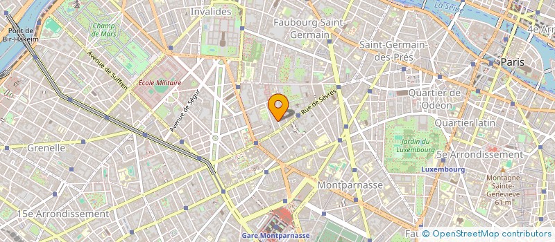 localisation de l'entreprise MADAME SUZANNE LEFEUVRE  PARIS