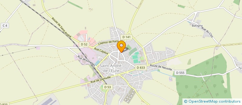 localisation de l'entreprise MADAME SUZANNE LENFANT à SAINT-ANDRE-DE-L'EURE