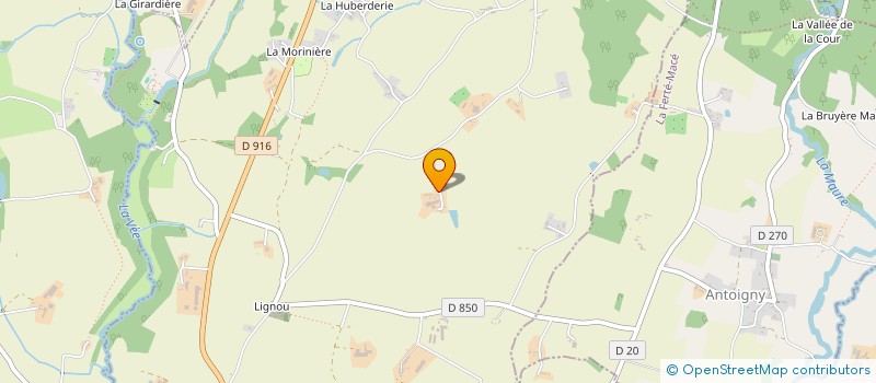 localisation de l'entreprise MADAME SUZANNE LEROY à JUVIGNY VAL D'ANDAINE