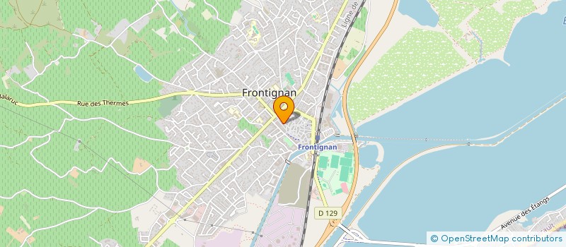 localisation de l'entreprise MADAME SUZANNE LEYGNADIER à FRONTIGNAN