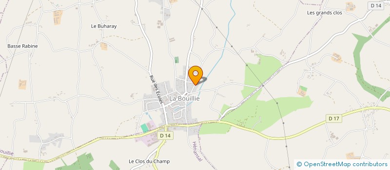 localisation de l'entreprise MADAME SUZANNE LIGUET à LA BOUILLIE