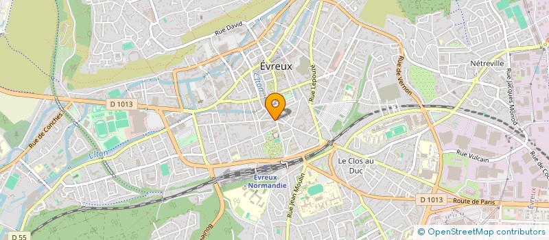 localisation de l'entreprise MADAME SUZANNE LIZART  EVREUX