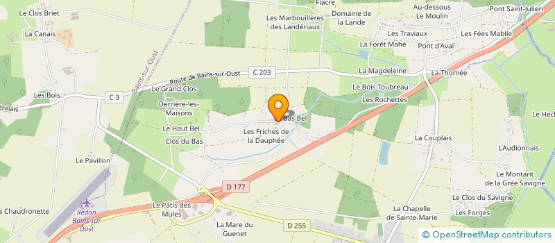 localisation de l'entreprise MADAME SUZANNE LOLLIVIER  SAINTE-MARIE