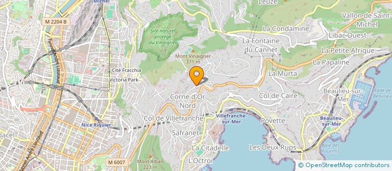 localisation de l'entreprise MADAME SUZANNE LUGOL à VILLEFRANCHE-SUR-MER