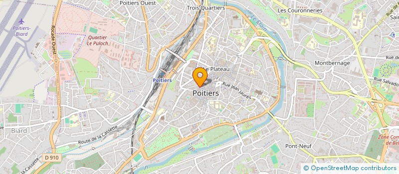localisation de l'entreprise MADAME SUZANNE MANHES à POITIERS