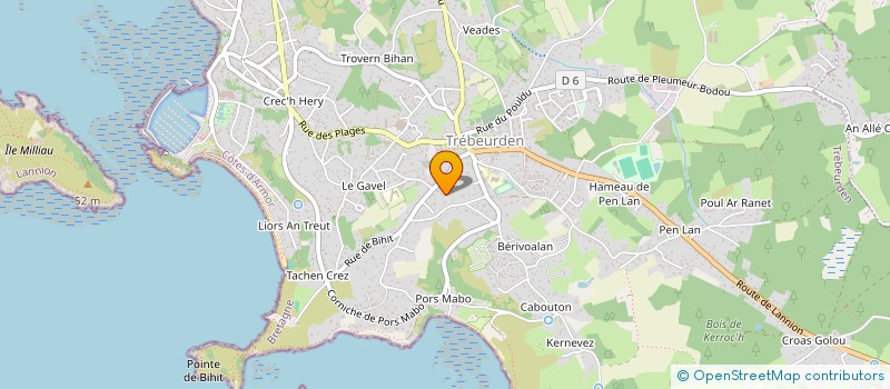 localisation de l'entreprise MADAME SUZANNE MANITRA SOANIRINA à TREBEURDEN