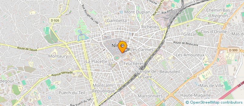 localisation de l'entreprise MADAME SUZANNE MANZOEUR  NIMES