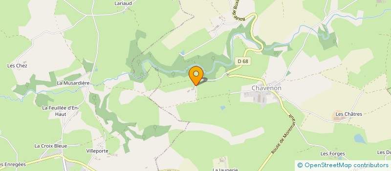 localisation de l'entreprise MADAME SUZANNE MARCOUX  CHAVENON