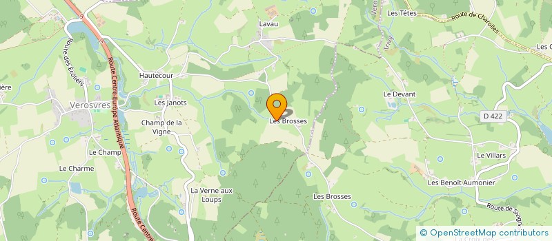 localisation de l'entreprise MADAME SUZANNE MARIE GRIFFON  VEROSVRES