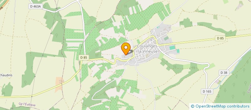localisation de l'entreprise MADAME SUZANNE MARTIN à COULANGES-LA-VINEUSE