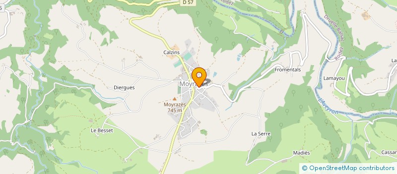 localisation de l'entreprise MADAME SUZANNE MATHA  MOYRAZES