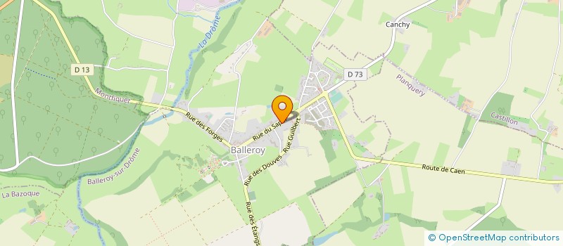 localisation de l'entreprise MADAME SUZANNE MAUDUIT  BALLEROY-SUR-DROME