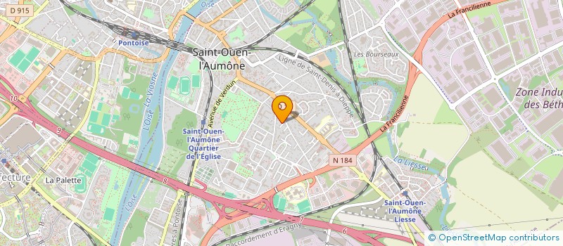 localisation de l'entreprise MADAME SUZANNE MELLOUL à SAINT-OUEN-L'AUMONE
