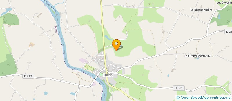 localisation de l'entreprise MADAME SUZANNE MENUGE  DAON