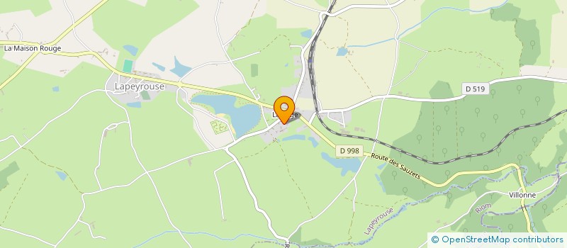 localisation de l'entreprise MADAME SUZANNE MERCIER  LAPEYROUSE