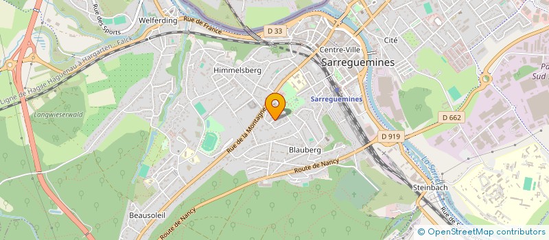 localisation de l'entreprise MADAME SUZANNE MEYER  SARREGUEMINES