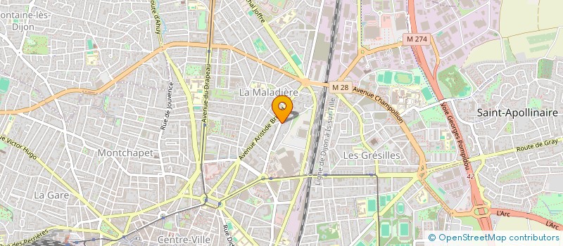 localisation de l'entreprise MADAME SUZANNE MIDEY  DIJON