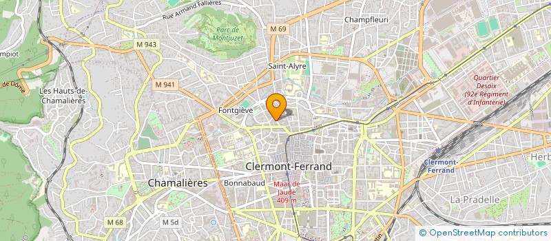 localisation de l'entreprise MADAME SUZANNE MIRAFZAL  CLERMONT-FERRAND