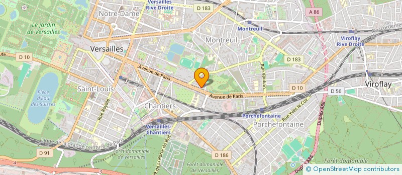 localisation de l'entreprise MADAME SUZANNE MOCQUOT à VERSAILLES