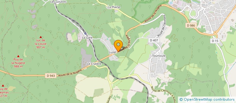 localisation de l'entreprise MADAME SUZANNE MONTEIRO  VOLVIC