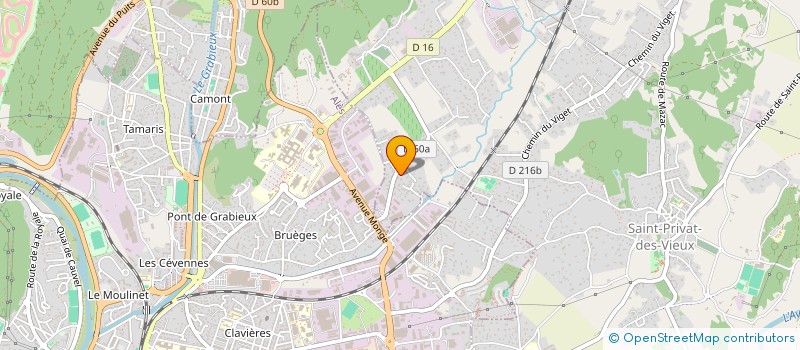 localisation de l'entreprise MADAME SUZANNE MOREAU  SAINT-PRIVAT-DES-VIEUX