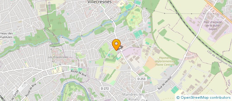 localisation de l'entreprise MADAME SUZANNE MOREL  VILLECRESNES