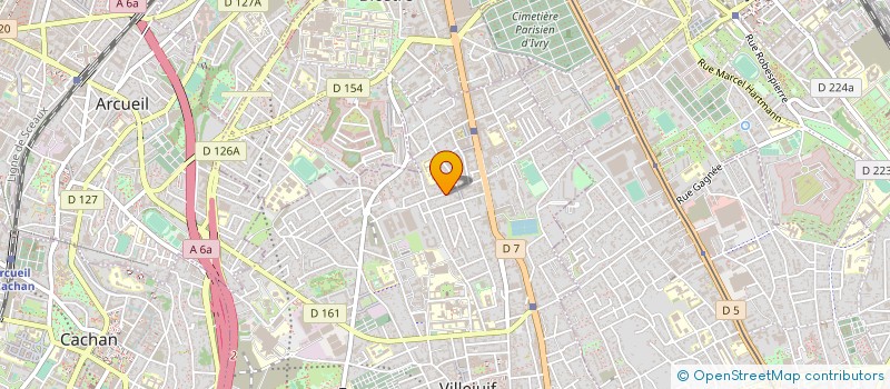 localisation de l'entreprise MADAME SUZANNE MORENO  VILLEJUIF