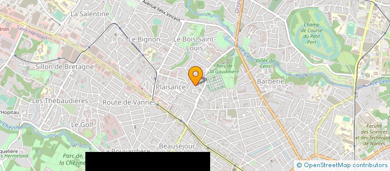localisation de l'entreprise MADAME SUZANNE MORIN à NANTES