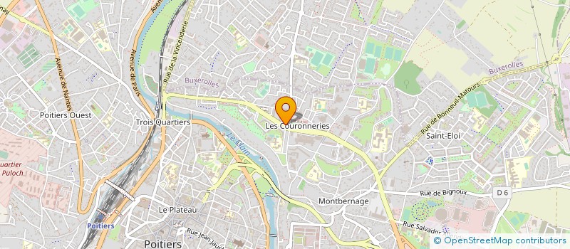 localisation de l'entreprise MADAME SUZANNE NALLET à POITIERS