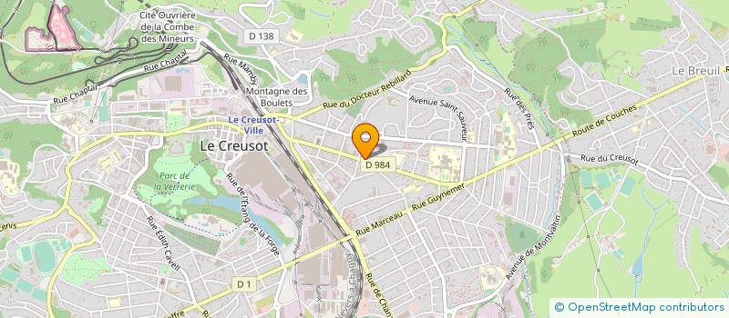 localisation de l'entreprise MADAME SUZANNE NEDEY  LE CREUSOT