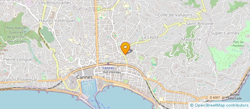 localisation de l'entreprise MADAME SUZANNE NGANEMBEN à CANNES