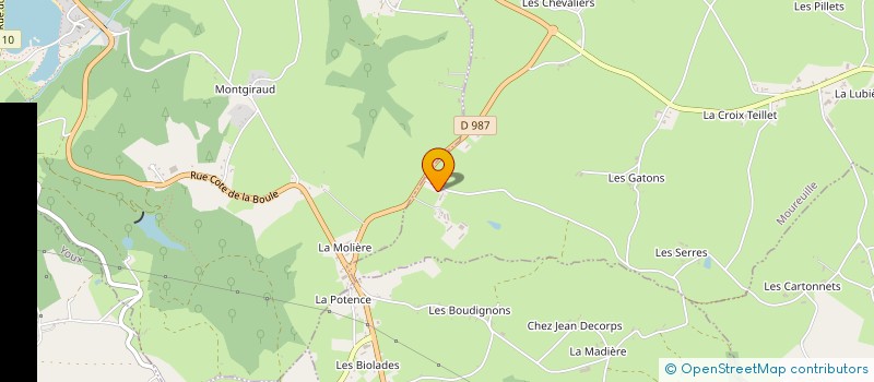 localisation de l'entreprise MADAME SUZANNE NIGON  MOUREUILLE