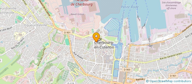 localisation de l'entreprise MADAME SUZANNE NOEL  CHERBOURG-EN-COTENTIN