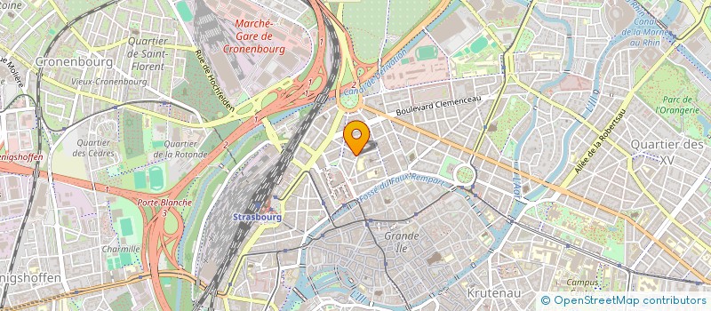 localisation de l'entreprise MADAME SUZANNE OBRECHT à STRASBOURG