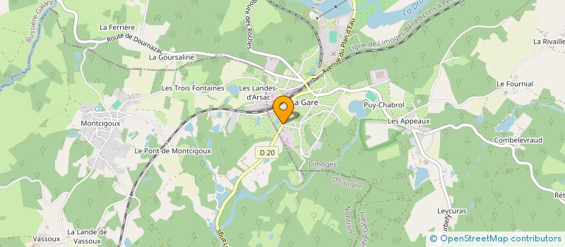 localisation de l'entreprise MADAME SUZANNE PARRY à BUSSIERE-GALANT