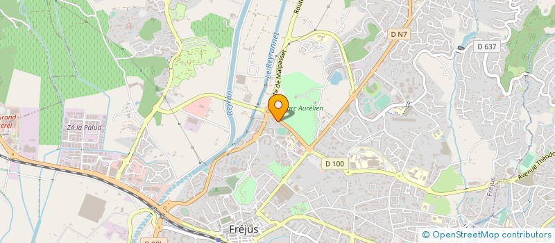 localisation de l'entreprise MADAME SUZANNE PELLEGRINI à FREJUS