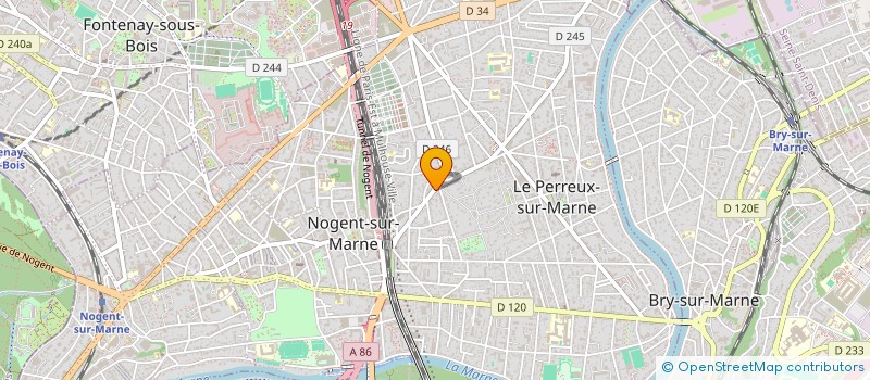 localisation de l'entreprise MADAME SUZANNE PERRIN à LE PERREUX-SUR-MARNE