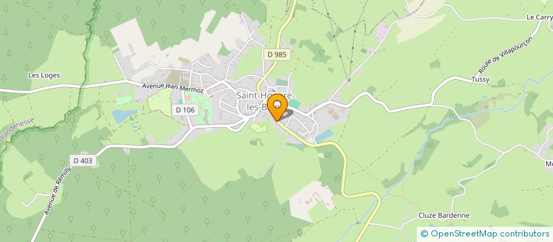 localisation de l'entreprise MADAME SUZANNE PERROT à SAINT-HONORE-LES-BAINS