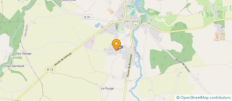 localisation de l'entreprise MADAME SUZANNE PESQUE à VERRIERES