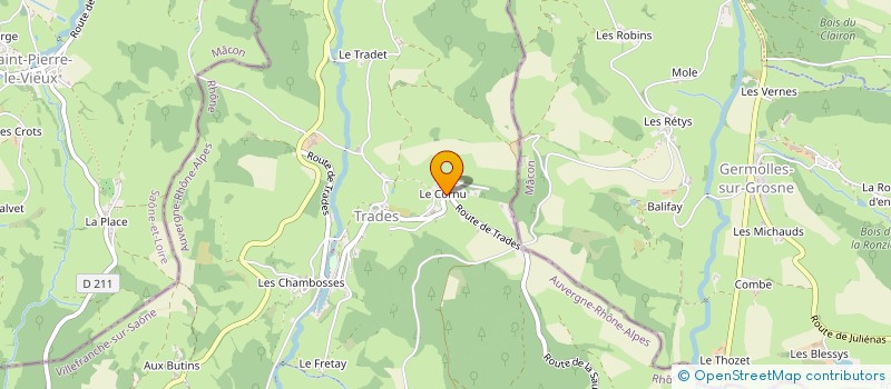 localisation de l'entreprise MADAME SUZANNE PHILIBERT à DEUX-GROSNES