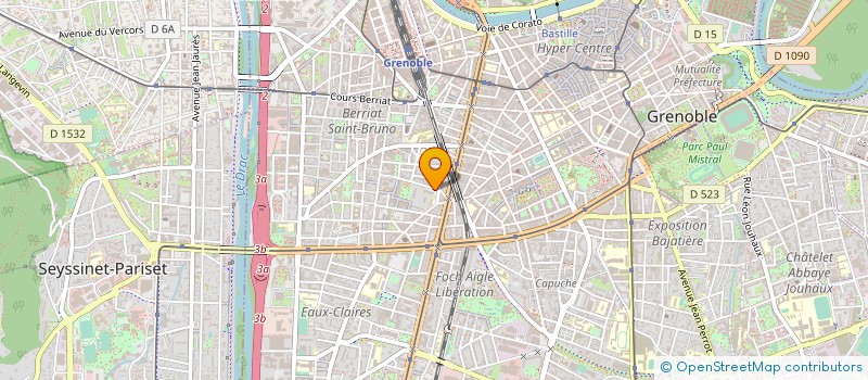 localisation de l'entreprise MADAME SUZANNE PITOL-BELIN à GRENOBLE