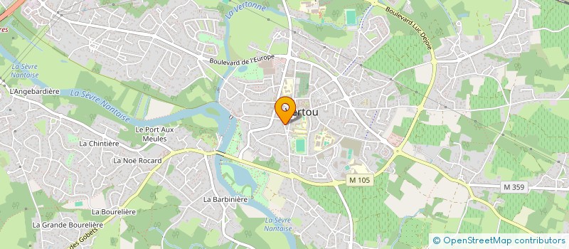 localisation de l'entreprise MADAME SUZANNE PITON à VERTOU