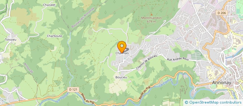 localisation de l'entreprise MADAME SUZANNE PLEINET  ANNONAY