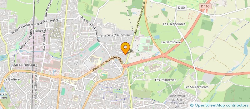 localisation de l'entreprise MADAME SUZANNE PROUTEAU à LES SABLES D'OLONNE