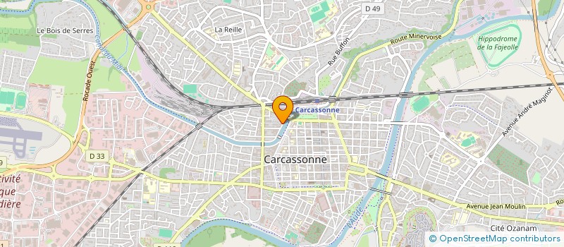 localisation de l'entreprise MADAME SUZANNE RAYSSAC  CARCASSONNE