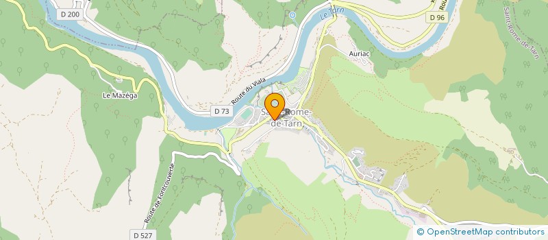 localisation de l'entreprise MADAME SUZANNE ROBERT  SAINT-ROME-DE-CERNON